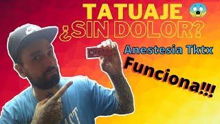 Anestesia Tktx✔️ Tatuajes sin dolor😱 [upl. by Eehc211]