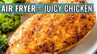 ONE Simple Trick for Juicy AIR FRYER Chicken NO Breading [upl. by Ahcmis]