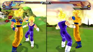 DBZ Budokai Tenkaichi 3 PS2  Splitscreen Gameplay 1080p [upl. by Adnolaj893]