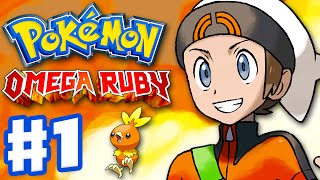 Pokemon Omega Ruby and Alpha Sapphire  Gameplay Walkthrough Part 1  Intro and Starter Evolutions [upl. by Ethelinda]