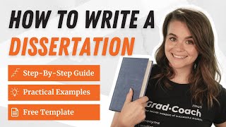 How To Write A Dissertation Or Thesis  8 Step Tutorial  Examples [upl. by Akimyt]