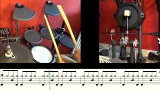 JeanLouis Aubert Puissestu Drum Cover pdf Score free for beginners [upl. by Esyahc414]