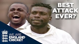 Windies 2000  Best Bowling Attack Ever  England v West Indies Lords 2000  Highlights [upl. by Palila]