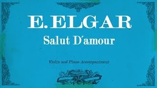 EElgar  Salut D´Amour  Piano Accompaniment [upl. by Vail]