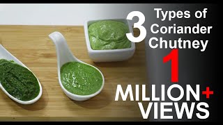 3 Ways to Make Green Chutney  Restaurant Style Coriander Chutney  CHEF HARPAL SINGH SOKHI [upl. by Garek939]