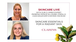 Discover skincare essentials for a radiant skin  Clarins [upl. by Nylitak]