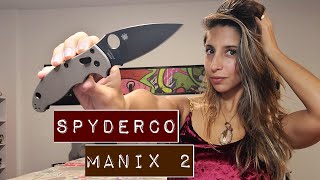 Spyderco Manix 2 Exclusive Knife Review [upl. by Luisa]