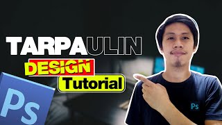 Tarpaulin Design Tutorial in Photoshop  Basic Editing Tutorial TAGALOG [upl. by Zarah474]