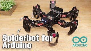 Spiderbot Hiwonder Hexapod Programming Robot for Arduino Demo [upl. by Yelha]