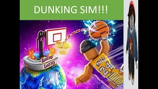 Dunking Simulator Roblox [upl. by Samtsirhc232]