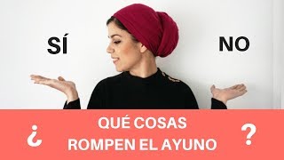 Qué cosas ROMPEN el AYUNO  QampA Ramadan  Aicha Fernandez [upl. by Naret]