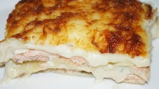 Lasagne au saumon facile  CUISINERAPIDE [upl. by Yung]