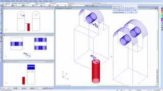 DesignCAD Eine 3DBohrung bemaßen [upl. by Gentes675]