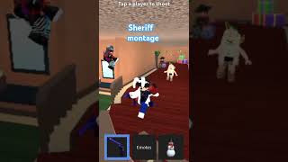 Sherif montage mm2sheriffmontage roblox mm2 robloxedit роблокс залетит подпишись mm2roblox [upl. by Eserrehs]