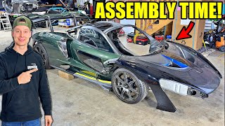 Rebuilding The Rarest Wrecked Mclaren Senna PART 5 [upl. by Domenech241]