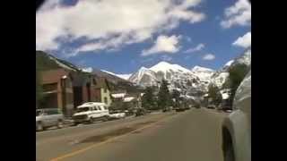 Drive through Downtown Telluride Colorado [upl. by Snilloc890]