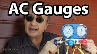 How to use AC Gauges in Your Car AC Problems [upl. by Einon944]