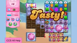 Candy Crush Saga Level 7637 NO BOOSTERS Cookie [upl. by Aaberg]