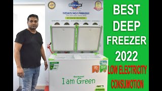 Rockwell Deep Freezer  Best Deep Freezer India 2022  Green Deep Freezer  Best Chest freezer 2022 [upl. by Davide333]