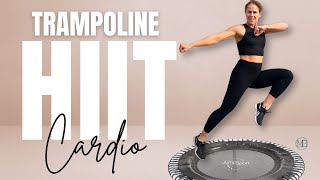 30 MIN Rebounding HIIT Workout  At Home Fat Burning CARDIO Mini Trampoline [upl. by Siryt]