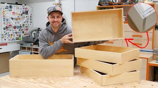 How To Build Plywood Drawers Strong Easy and FAST [upl. by Katya]