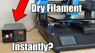 Inline 3D Printing Filament Dryer  Does It Work [upl. by Aicnetroh]