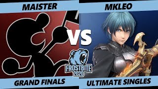 Frostbite 2020 GRAND FINALS  Maister Game amp Watch Pichu Vs MkLeo Joker Byleth SSBU Ultimate [upl. by Aivitnahs]