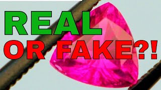 HOW TO TELL IF RUBY IS REAL OR FAKE [upl. by Akinirt]