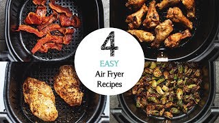 4 EASY Air Fryer Recipes for beginners [upl. by Squier142]