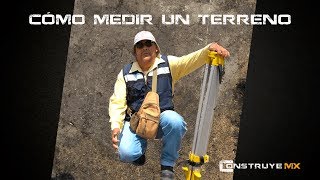 CÓMO MEDIR UN TERRENO 12  TEODOLITO Y CINTA  TOPOGRAFÍA [upl. by Ferdinanda]