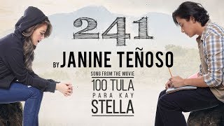 Janine Teñoso — 241  from the movie quot100 Tula Para Kay Stella Official Lyric Video [upl. by Latta]