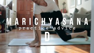 Marichyasana D Ashtanga Yoga practice advice [upl. by Ytisahc]