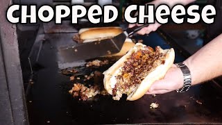 How to Make a Chopped Cheese Sandwich on the Blackstone Griddle [upl. by Burkle374]