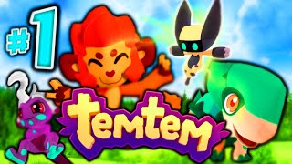 Temtem  quotOUR ADVENTURE BEGINSquot  Episode 1 Pokemon Inspired MMO [upl. by Delinda232]