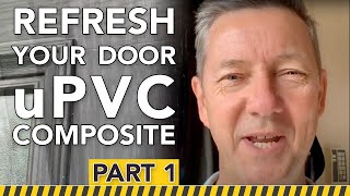 RestoringPainting a UPVCComposite Door using Polytrol colour restorer [upl. by Ailemrac]