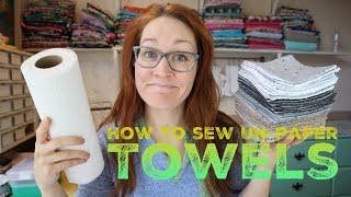 How to sew Unpaper Towels with Billettes Baubles [upl. by Analeh]