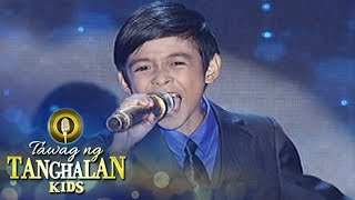 Tawag ng Tanghalan Kids Keifer Sanchez  Shine Grand Finals [upl. by Cary]