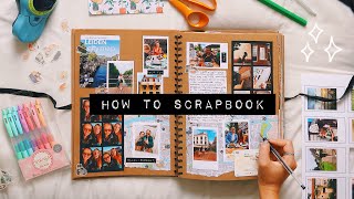 DIY HOW TO SCRAPBOOK ideas amp inspiration [upl. by Eneleh]