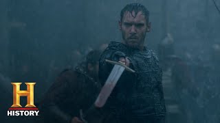 Vikings Bishop Heahmund Meets Ivar The Boneless In Battle  Homeland Premieres Dec 6  History [upl. by Celinda]