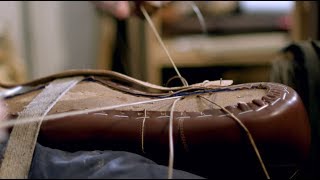 How Bespoke Italian Leather Shoes Are Made [upl. by Ahgem]