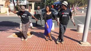 Pantsula Dance Lesson in Soweto [upl. by Chenay282]