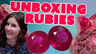 The Greatest Gem Color Unboxing Pigeons Blood Rubies from Burma [upl. by Mohamed]