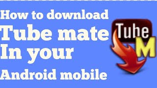 How to download tubemate [upl. by Elatsyrk]