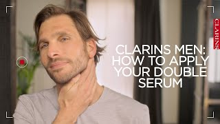 How to apply your Double Serum  ClarinsMen [upl. by Dulciana]