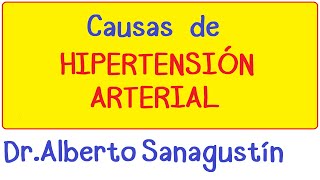 CAUSAS DE LA HIPERTENSIÓN ARTERIAL ✅ [upl. by Anaeco]