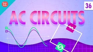 AC Circuits Crash Course Physics 36 [upl. by Keisling]