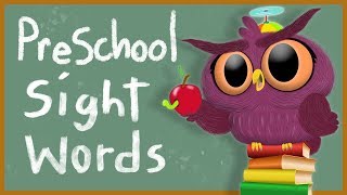 📖 40 Preschool Sight Words  How to Read  Dolch sightwords 📖 [upl. by Deaner]