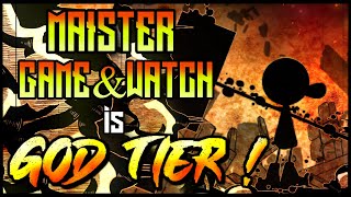 MAISTER MR GAME AND WATCH is GOD TIER  1 Mr Game and Watch Combos amp Highlights  Smash Ultimate [upl. by Layla282]