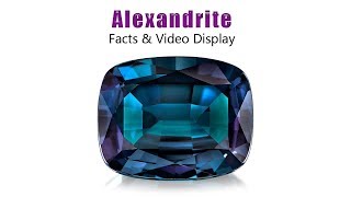 Alexandrite  Facts about a gemstone and display [upl. by Heyde]