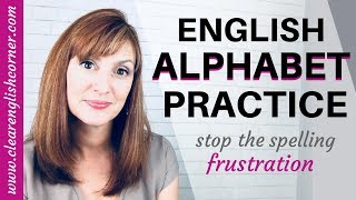 How to Say English Letters American English Alphabet Pronunciation [upl. by Yemane]